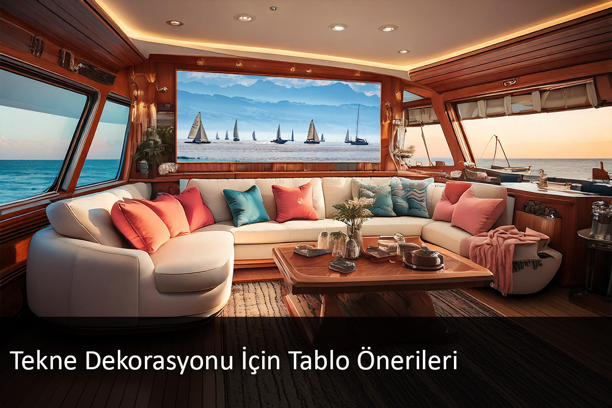 Tekne Dekorasyonu İçin Tablo Önerileri