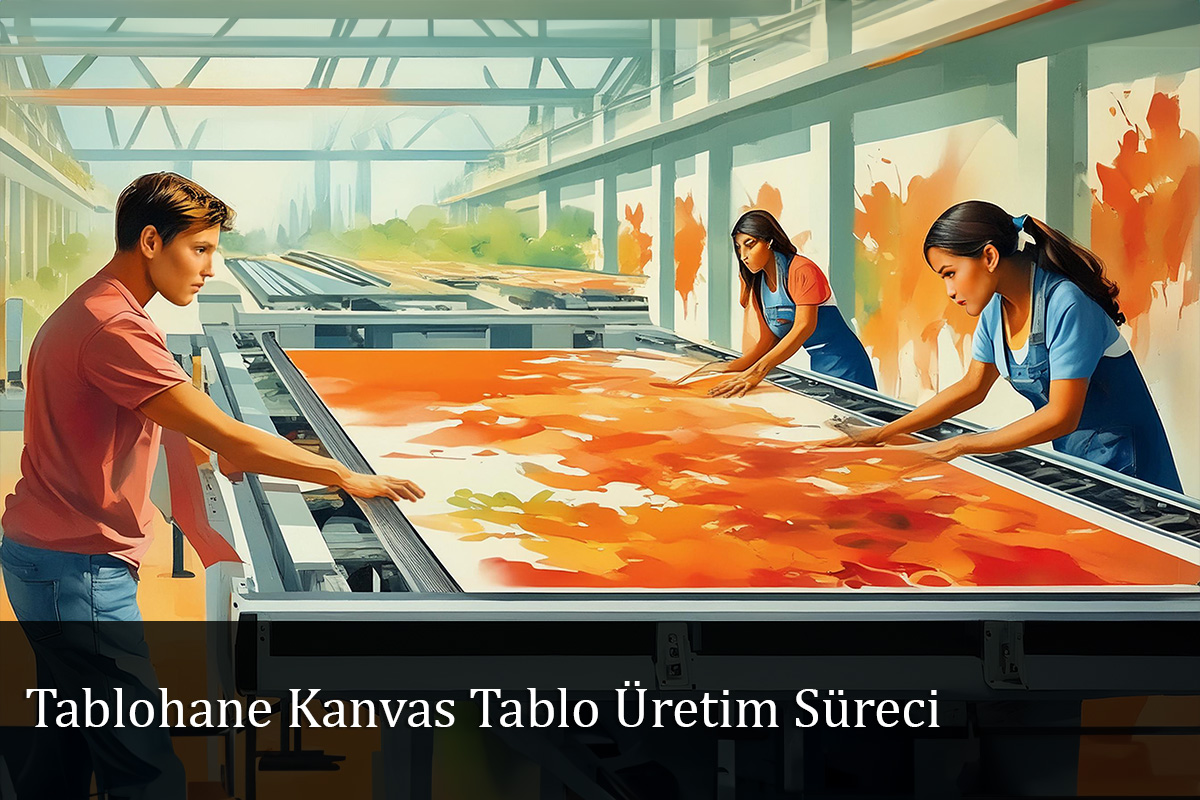 Tablohane Kanvas Tablo Üretim Süreci