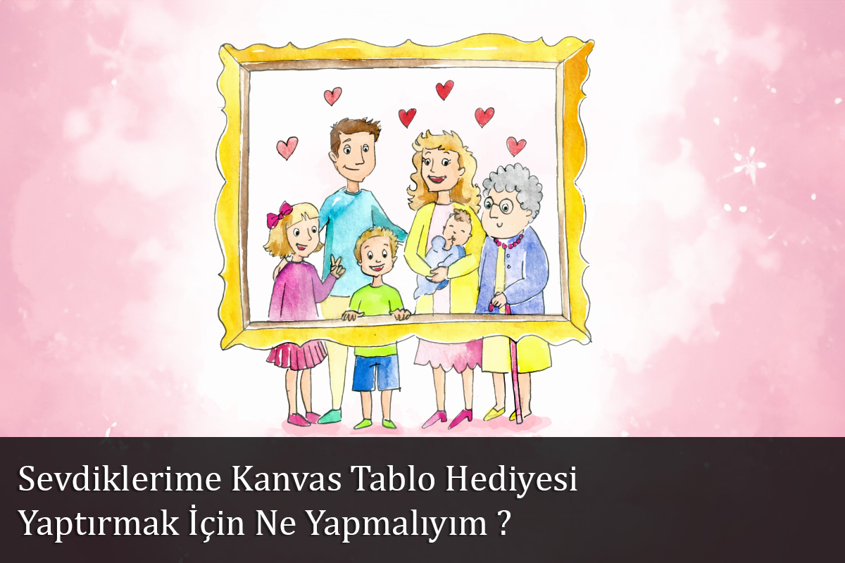 Sevdiklerime Kanvas Tablo Hediyesi Yaptırmak İçin Ne Yapmalıyım ?